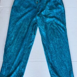 Vtg Bugle Boy Turquoise Denim Basics